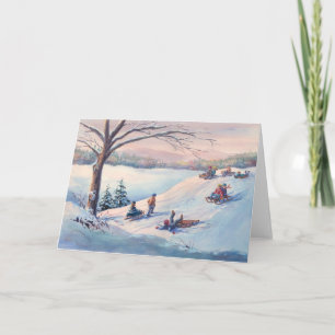 SHARON SHARPEによるSLEDS, KIDS & SNOW シーズンカード