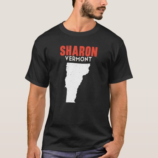 Sharon Vermont USA State America Travel Vermonter Tシャツ (正面)