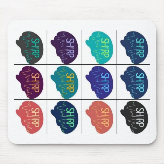 SHARPカラ数々のーのマウスパッド マウスパッド (正面)