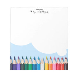 Sharp Crayons “A Note From” Colorful Teacher Notep ノートパッド
