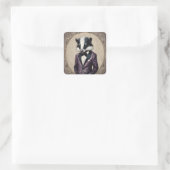 "Sharp Dressed Skunk" Sticker Sheet スクエアシール (バッグ)