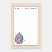 Sharpeiの原産のアメリカインディアンの責任者は|あなたのNaを加えます ポストイット (正面)