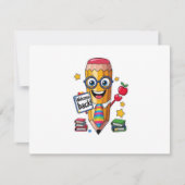 Sharpened & Smiling – Back to School Flat Card (正面)