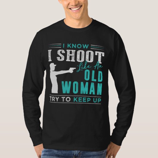 Sharpshooting Diva:私保の陽気なTiでアップ Tシャツ (正面)