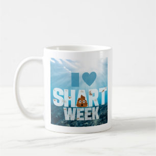 SHART WEEK MUG :サメの週のパロディ コーヒーマグカップ