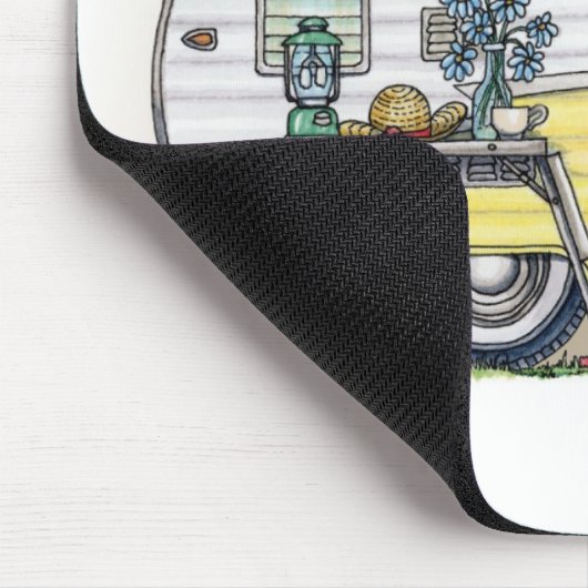 ShastaのキャンピングカートレーラーRVのマウスパッド マウスパッド (コーナー)