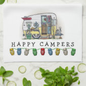 ShastaのキャンピングカートレーラーRV キッチンタオル (折り畳み)