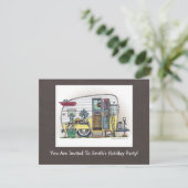 ShastaのキャンピングカートレーラーRV 招待状 (スタンド正面)