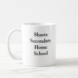 Shastaの二次家の学校のマグ コーヒーマグカップ