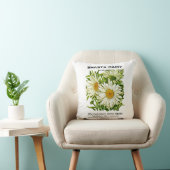 Shastaデイジーのヴィンテージの種の包み クッション (椅子)