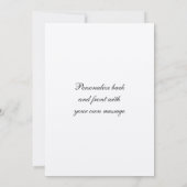 Shastaデイジーの種の包み 招待状 (裏面)