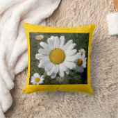 Shastaデイジー(菊の最高) クッション (ブランケット)