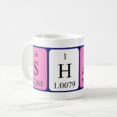 Shasta定期テーブル名mug コーヒーマグカップ (正面左)