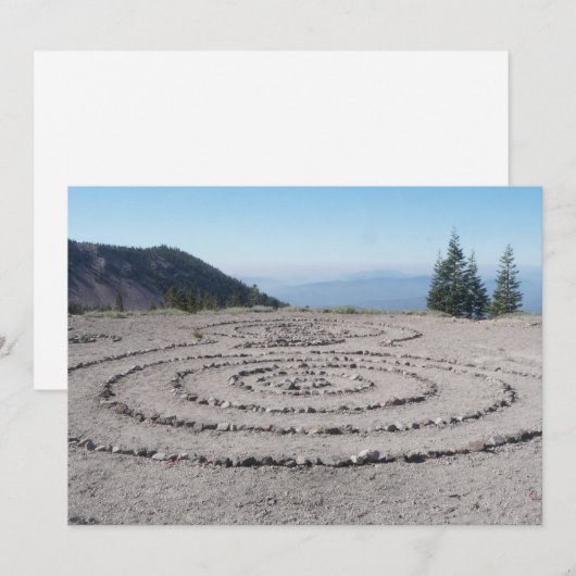 Shasta Labyrinth 招待状 (正面/裏面)