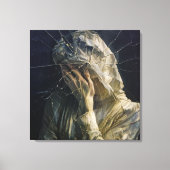 Shatter the Veil — Gothic Surreal Fine Art キャンバスプリント (正面)