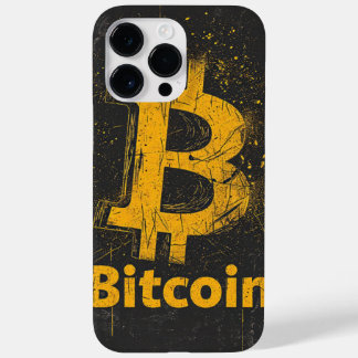 Shattered Bitcoin Logo Crypto Blockchain Design Case-Mate iPhone 14 Pro Maxケース