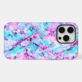 Shattered Blossom カラフルな光のデザイン iPhoneケース (裏面横)