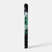 Shattered Emerald Geode Heart iPhone 15ケース (左側面)