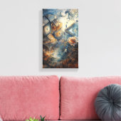 Shattered Realities キャンバスプリント (インサイチュ (リビング))