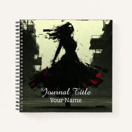 Shattered Silhouette Journal — Custom Name & Title ノートブック