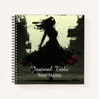 Shattered Silhouette Journal — Custom Name & Title ノートブック