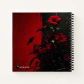 Shattered Silhouette Journal — Custom Name & Title ノートブック (裏面)