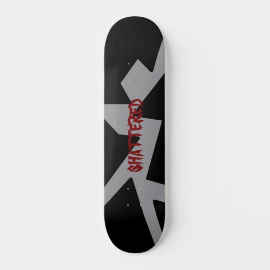 shattered skate deck スケートボード (正面)