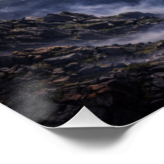 Shattered World Core – Epic Fantasy Energy ポスター (コーナー)