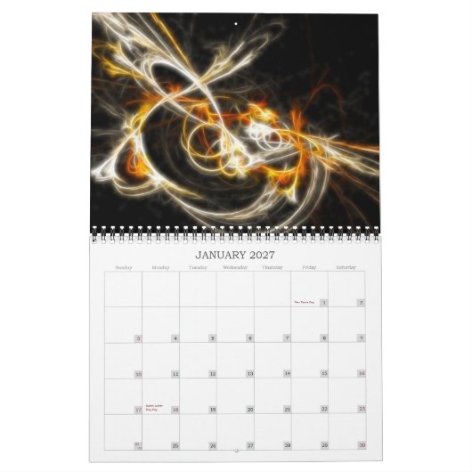 ShatterLinezのカレンダー2 カレンダー (1月 2027)