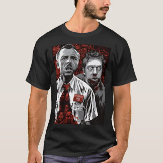 Shaun Of the Dead フレンズ レトロ Tシャツ