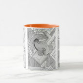 Shaun Oster別名Doubleheadのマグ4 マグカップ (中央)