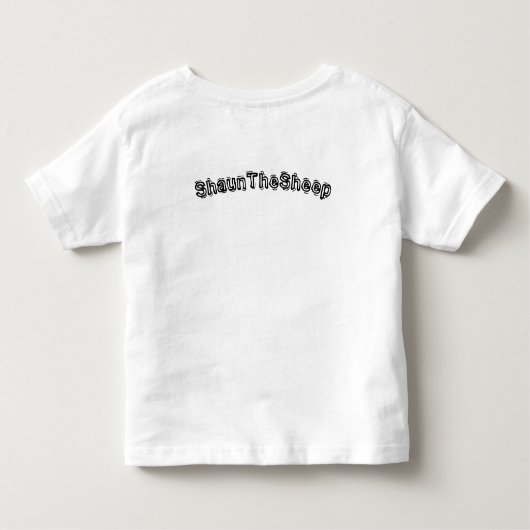 ShaunTheSheep  トドラーTシャツ (裏面)
