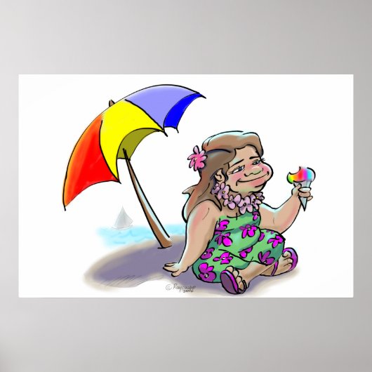 sHaVe IcEプリント ポスター (正面)