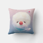 Shaved Ice Pup: Smiling Bichon Summer Dessert クッション (裏面)