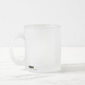 Shavuotのユダヤ人のヘブライ休日のShavuotの恵み フロストグラスマグカップ (左)