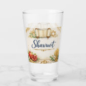 Shavuot Gift, Feast of Weeks, Jewish Holiday  タンブラーグラス (裏面)