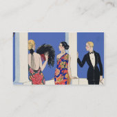 Shawls 1922年の好み(pochoirのプリント) 名刺 (裏面)