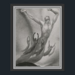 Shawn Men Dancersアールデコバイフェルテ専攻のン ポスター<br><div class="desc">1930年のアールデコプログラムFeltenによる専攻のShawn Men Dancers 16x20</div>