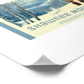 Shawnee Mountain Pennsylvania ski resort  ポスター (角)