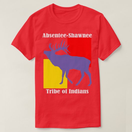 Shawnee Tribe ofインディアン Tシャツ (デザイン正面)