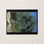 Shay第12は空のon_Steamの列車を黒くします ジグソーパズル (横)