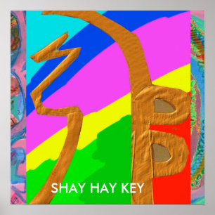 SHAYHAYKEY金ゴールド – 基本霊気記号 ポスター