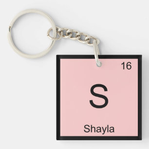 Shayla一流化学要素の周期表 キーホルダー