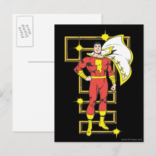 SHAZAMポーズ ポストカード (正面/裏面)