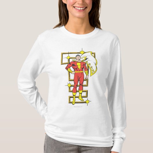 SHAZAMポーズ Tシャツ (正面)