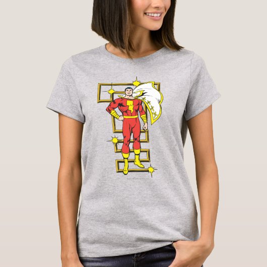 SHAZAMポーズ Tシャツ (正面)