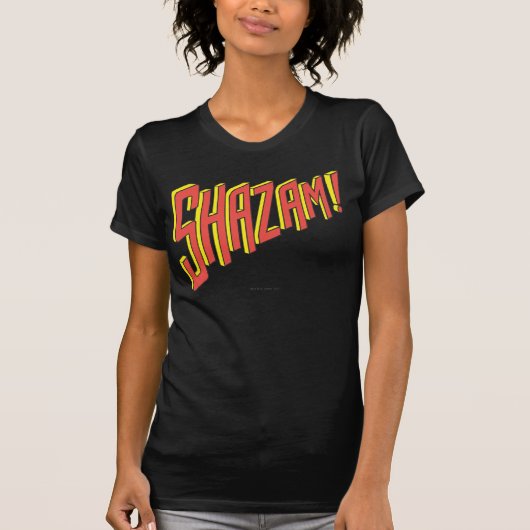 Shazamロゴ赤/黄 Tシャツ (正面)