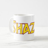 Shazamロゴ黄/赤 コーヒーマグカップ (正面左)