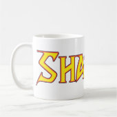 Shazamロゴ黄/赤 コーヒーマグカップ (左)