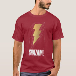 SHAZAM!+神々の怒り 稲妻バッジ Tシャツ